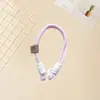 Lanyard para Teléfono Móvil de Cara Sonriente Popular Llavero Cuerda Trenzada para Muñeca Cadena Anti-Pérdida para Teléfono Móvil Regalo de Vacaciones Cuerda para Cámara Ccd