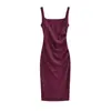 Vestido Retro Sexy Estilo Hepburn com Cinto Franzido na Cintura 2026 Novo Modelo de Verão para Ocasiões Formais Vestido Exquisito