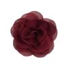 Nuevo tocado de flores de gasa rosa tridimensionales pequeñas al por mayor, hecho a mano, para ropa, zapatos y accesorios florales, 26 colores