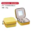 Cremallera simple portátil caja de joyería de franela caja de almacenamiento de anillos pendientes coreanos caja de regalo de joyería fábrica mayorista