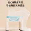 Bidet para Hemorroides con Taburete para Hombres Mayores, Almohadilla para Próstata, Dispositivo de Lavado de Glúteos para Mujeres Postparto, Taburete sin Necesidad de Ponerse en Cuclillas