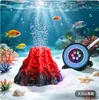 Paisaje para Acuario, Decoración para Pecera, Decoración que Mejora el Oxígeno, Piedra de Burbujas, Coral, Volcán, Perla, Concha, Figura de Árbol Pequeño
