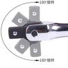 Llave de vaso flexible tipo F de 15 pulgadas 18 pulgadas para venta al por mayor, mango flexible tipo F para dirección, llave de vaso tipo F de alta resistencia