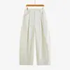 Pantalones Casuales de Pierna Recta y Pierna Ancha de Cintura Alta para Mujer Tallas Grandes Verano 2026 Cubren las Caderas para Chicas Gorditas Sueltos de Largo Completo NK1527