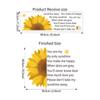 Girasol Proverbios Ingleses Removible Transfronterizo Sala de Estar Dormitorio Estudio Decoración del Hogar Adhesivo de Pared Mup1701