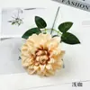Pintura a Óleo Estilo Europeu Lótus de Galho Único DIY Decoração de Casa Flor de Seda Flor Artificial Flor para Penteado Kit de Materiais Acessórios Adereços de Fotografia