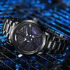 Nuevo Reloj Giratorio de Aleación para Hombre, Reloj de Cuarzo Estilo Rueda, Reloj de Moda Tendencia para Hombre