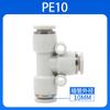 Conector Rápido de Manguera de Aire Airtac/Airtac Serie Pu Válvula de Aceleración Conector Recto de Tres Vías para Manguera de Aire