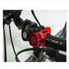 Luz trasera de bicicleta, luz de advertencia de aleación de aluminio, espejo rubí, 1300 luces de vela