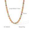 Cadena de Acero Inoxidable Europea y Americana Margarita Rama de Olivo Mariposa Color Goteo de Aceite Collar Pulsera de Acero de Titanio Moda para Mujer Todo-partido