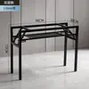 Estrutura de Mesa Dobrável, Suporte de Mesa Longa, Estrutura de Ferro de Camada Dupla/Camada Única, Pernas de Mesa, Pernas de Estrutura de Mesa Dobrável em Ferro Artístico com Travessas