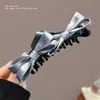 Pinza de Plátano con Lazo de Lunares Estilo Coreano para Mujer, Pinza Vertical de Cola de Caballo de Alta Gama, Pinza para el Cabello de Media Cola en la Parte Posterior de la Cabeza, Accesorio para el Cabello, Horquilla