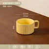 Xícara de Café Cerâmica Cor Sob Esmalte Estilo Francês Luxo Leve Conjunto de Xícara e Pires de Alta Qualidade Xícara para Chá da Tarde Latte Arte Latte