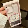 Manzana Roja Graffiti Adecuado para Funda de Teléfono iPhone 17 Pro Max 16/15 Agujero Grande 14 Pro Sencillo