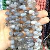 Gota de agua cuentas sueltas superficie de corte ágata agujero horizontal cuentas de gota de agua pulsera DIY collar accesorios de joyería productos semiacabados venta al por mayor