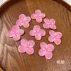 Impresión 3D Simulada Piezas de Goma Suave de Hortensia Pétalos Pequeños DIY Tocado Materiales para Ropa Accesorios Accesorios para Fotografía