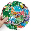 50 Adesivos Decorativos Fofos de Dinossauros para Bolos para Cadernos, Geladeiras, Celulares e Estojos, Adesivos Criativos