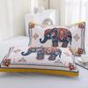 Toalla de almohada de algodón de tendencia nacional, Toalla de almohada de gasa de algodón, Toalla de almohada, Cojín para almohada, De un solo uso para el hogar, Estilo europeo, Juego para parejas