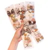 Accesorios para el Cabello de Niña Otoño e Invierno Pinzas para el Cabello Infantiles Color Café con Leche Pinzas Laterales Pinzas para el Flequillo Pasadores Niñas Pequeñas Bebés Lindos