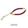 Nudo de dragón nuevo pulsera tejida DIY se puede ensartar oro y otras joyas ajuste de cordón rojo fabricantes de mujeres al por mayor