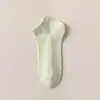 Meias Socas Curtas de Algodão e Râmi para Mulheres, Estilo Fino de Verão, Frescas e Respiráveis, Antiodor, Meias Invisíveis, Antiderrapantes, Calcanhar Antiderrapante, Meias Invisíveis 7A Antibacterianas