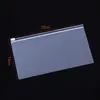 Bolsa Transparente de PVC con Cierre Auto-Soportante Mate Bolsa de Almacenamiento para Cosméticos Anillo de Tirador Redondo Bolsa de Plástico con Cierre Hermético