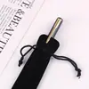 Estuche de terciopelo al por mayor de fábrica estuche de terciopelo engrosado estuche de terciopelo de doble cara estuche para bolígrafos en stock cordón cordón