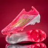 Novos tênis de futebol de cano baixo para homens e mulheres, adequados para gramados artificiais externos, tênis de futebol práticos com travas longas e curtas AG, disponíveis em estoque