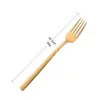 Cuchara y Tenedor Cuadrados de Acero Inoxidable 304 para Comedor de Restaurante y Hotel para Niños Cuchara para Comer Tenedor para Ensalada de Frutas Tenedor para Bistec