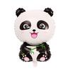 Nuevo Estilo Globo de Aluminio Panda Tesoro Nacional Panda Gigante 18 pulgadas Cabeza de Panda Decoración de Fiesta de Cumpleaños Globo de Papel de Aluminio