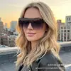 Gafas de sol, Gafas de sol para hombre, mujer, Gama alta, Anti-UV, Bisagra de lente de una pieza, Gafas de sol transfronterizas
