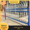 Grades de Aço Galvanizado em Estoque para Áreas Residenciais, Vilas de Pátio, Cercas de Aço Galvanizado Anticorrosivas para Escolas, Venda por Atacado para Áreas Residenciais