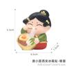 Tang Xiaoyuan Guochao Dibujo Animado Chica de Palacio Resina Tridimensional Imán de Refrigerador Decoración para el Hogar Imán para Notas de Mensaje Venta al por Mayor