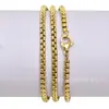 Acero Inoxidable Cadena de Perlas Cuadrada Acero de Titanio Cadena de Maíz Collar de Joyería Venta al por Mayor Accesorios de Joyería DIY Moda Versátil