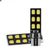 Luz indicadora de ancho de decodificación T10, luz LED para automóvil 2835 12SMD, luz indicadora de ancho CANbus W5W, luz de matrícula destacada