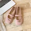 Nuevos Zapatos de Vestir Retro Estilo Noche Primavera 2025 Zapatos Mary Jane Suaves para Mujer Planos de Boca Baja Puntera Redonda para Mujer