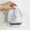 Gorro de punto coreano súper atractivo para hombre, otoño e invierno, vintage, bordado, para el frío, primavera y otoño, marca de moda de hip hop, gorro de lana para mujer.