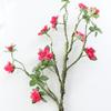 Flor Artificial Rododendro Flor Artificial Decoración Rama de Espuma Forma Suave Planta Verde Floral Chino Hogar Vid