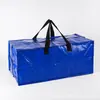 Bolsa Tejida Móvil Gran Capacidad Engrosada Extra Grande Plástico Hogar Plegable y Organizadora Bolsa de Empaque Piel de Serpiente Bolsa de Almacenamiento para Mudanza