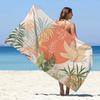 Toalla de Playa de Microfibra Estampada Nueva Toalla de Playa de Secado Rápido Chal de Protección Solar de Verano Toalla de Playa de Terciopelo de Doble Cara para Nadar Baño