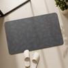 Tapete de Piso Simple de Tierra de Diatomeas Transfronterizo para Hogar, Inodoro, Baño, Puerta, Antideslizante, Absorbente de Agua, Secado Rápido, Resistente a la Suciedad, Resistente al Desgaste