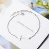 Pulsera Cruzada Minimalista Amanecer de Primavera Regalo de Navidad para Mujeres Moda Coreana Joyería de Mano Geométrica Estilo Chic para Mejores Amigas