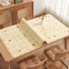 Mantel Minimalista para Mesa de Comedor, Resistente al Aceite, Impermeable, Resistente al Calor, Lujo Minimalista, Tacto de Alta Gama, Mantel Lavable, Nuevo Modelo 2025, Protector de Mesa