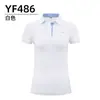 Ropa de Golf Pgm para Mujer Camisetas de Verano de Manga Corta Uniformes de Golf Ropa Deportiva de Secado Rápido Ropa para Mujer Venta Directa de Fábrica