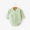 Mameluco de Algodón de Manga Larga para Bebé Primavera y Otoño Mameluco para Bebé Protección para el Vientre Ropa para Recién Nacido Pijamas
