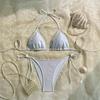Nuevo Bikini Sexy Halterneck Bronceado Europeo y Americano Traje de Baño de Moda para Mujer Traje de Baño de Playa Bikini Aliexpress
