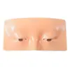 Tablero de Práctica de Maquillaje Facial Popular en la Nube Transfronterizo Mano de Práctica de Cuero de Silicona con Forma de Rostro Humano Tablero de Práctica de Maquillaje Pintura de Maquillaje para Ojos Sombra de Ojos Práctica de Cejas