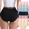 Ropa Interior de Algodón Puro de Talla Grande para Mujer de Cintura Alta Shein Temu Popular Amazon Mismo Estilo Fabricante al por Mayor
