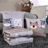 Almofada Colcha Dupla Finalidade Almofada Colcha de Ar Condicionado Almofada Lombar para Carro Encosto de Cama Almofada de Almoço para Escritório Colcha