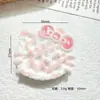 Gato Waffle Lindo Cabeza de Comida Juguete Hecho a Mano DIY Pegamento de Crema Accesorios de Resina Piezas Pequeñas Materiales para Joyería Al por Mayor